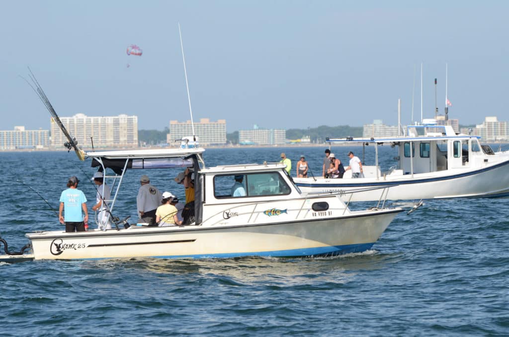 Trolling off Virginia Beach